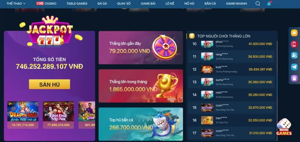 Các tính năng độc đáo và sự kiện đặc biệt trong game bắn cá Bibet